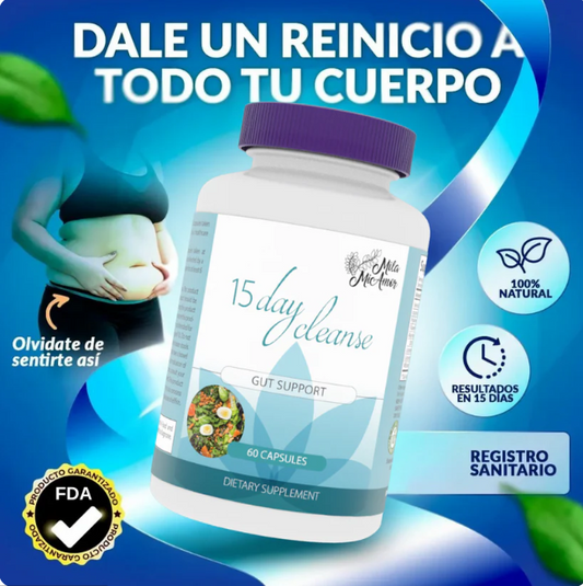 15 Day-Detox Limpieza Estomacal Completa En 15 Dias