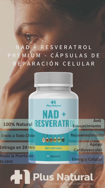 NAD+ RESVERATROL 500MG 60 CAPS ORIGINAL